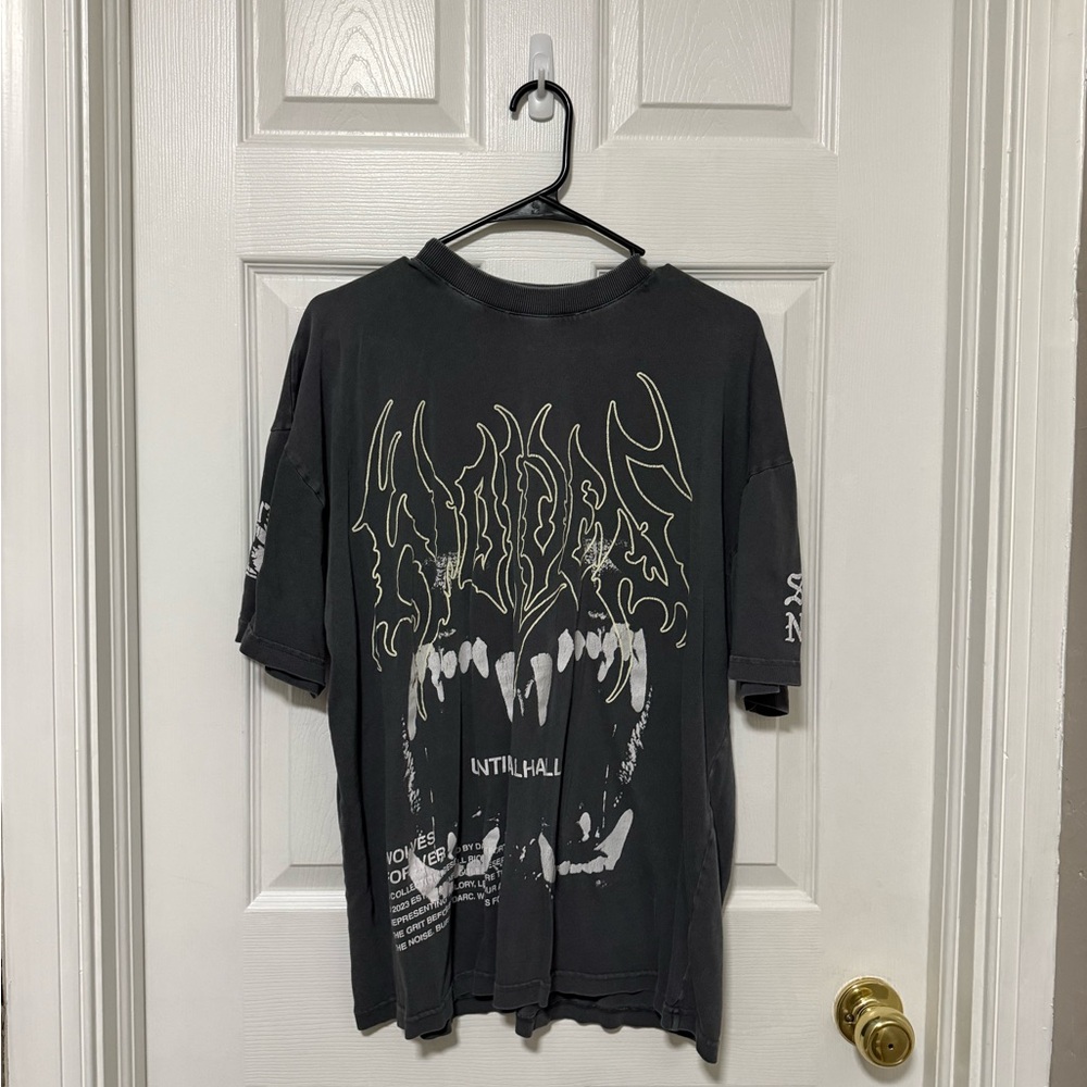 Darc Sport Norse Blood Thirsty “Premium Vintage” Oversized Tee in Black